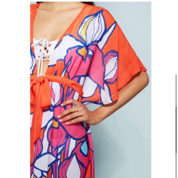 NWT Anthropologie Allihop Floral Caftan - Picture 4 of 8